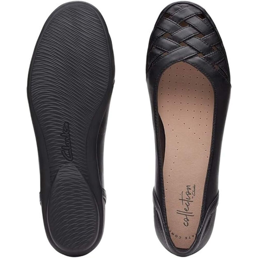 NWT Clarks Womens Gracelin Maze Leather Loafer Flats Shoes 5.5